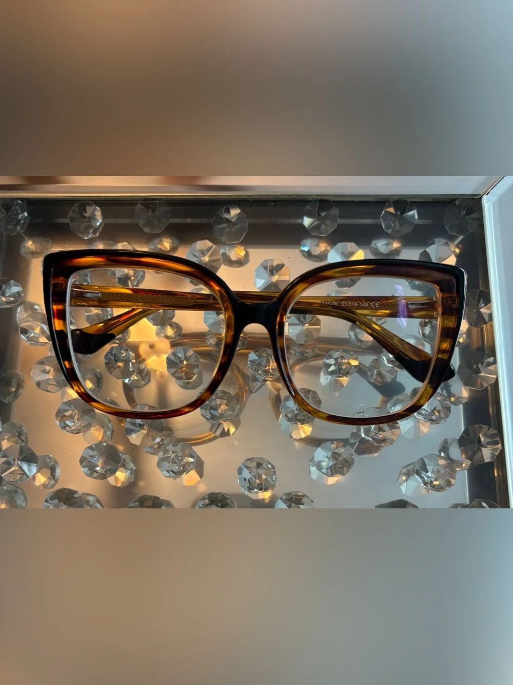 Women’s Tortoiseshell Square Eyeglass Frames - Unbranded